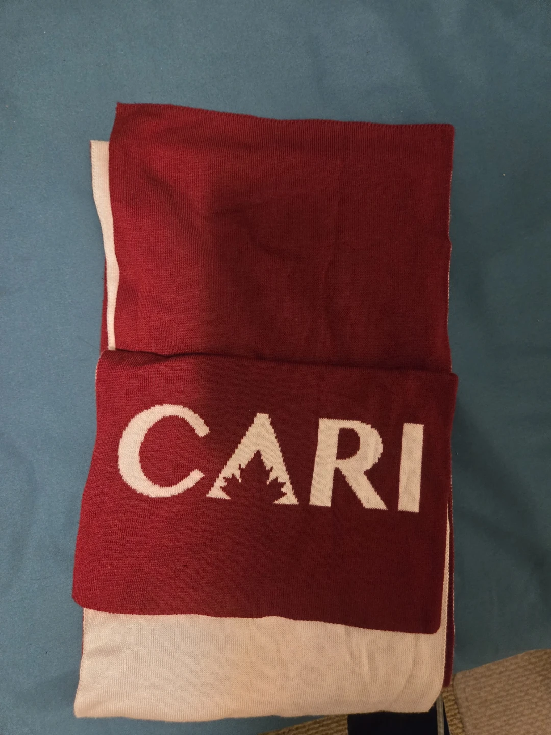 CARI Red Knit Beanie, Gloves, and Scarf Set (new, never worn) - photo 5