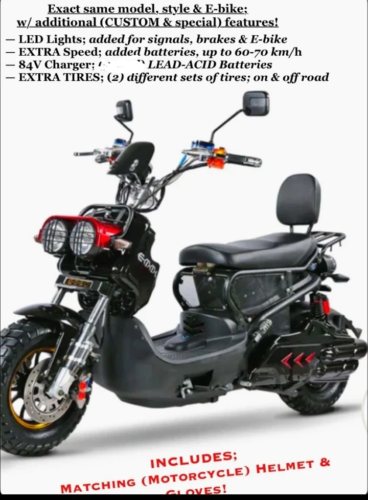 Electric Scooter E-MX with Custom LED Lights & Extra Speed - photo 4