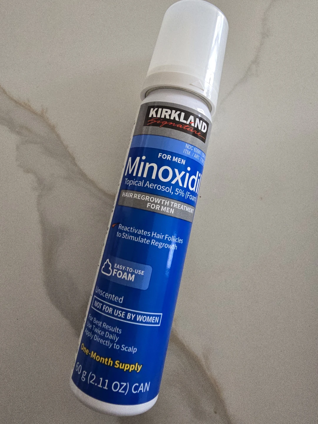 Kirkland Minoxidil Topical Aerosol 5% (5-pack) - photo 3