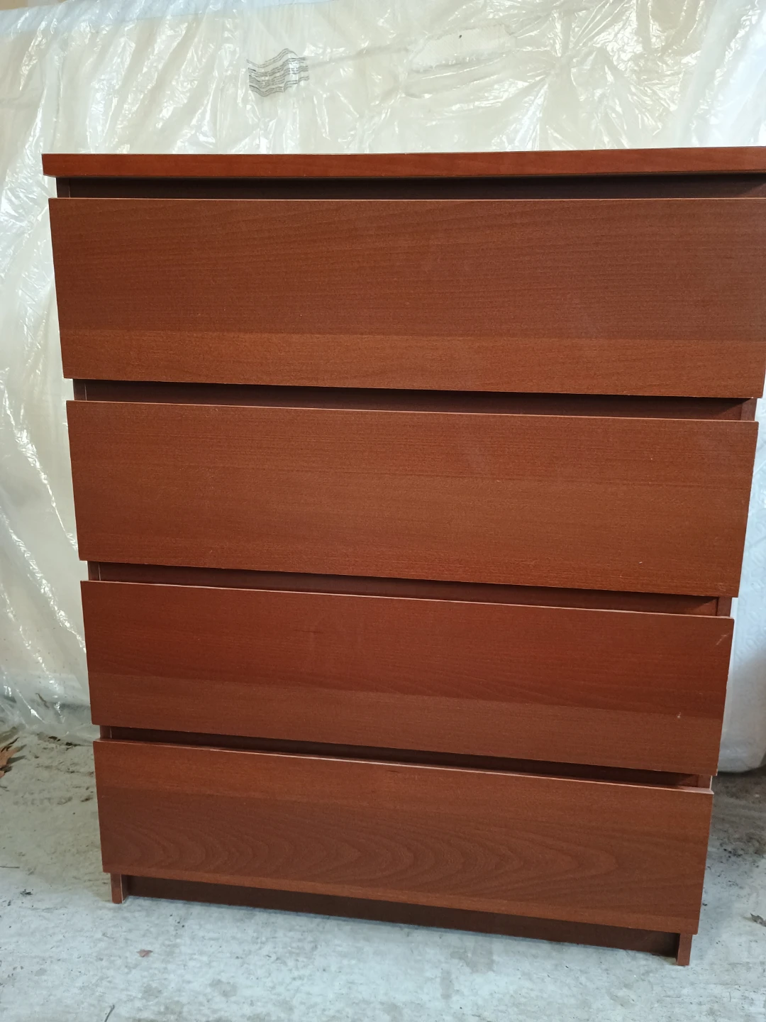 4-Drawer Chest of Drawers - Wood Finish ikea menges