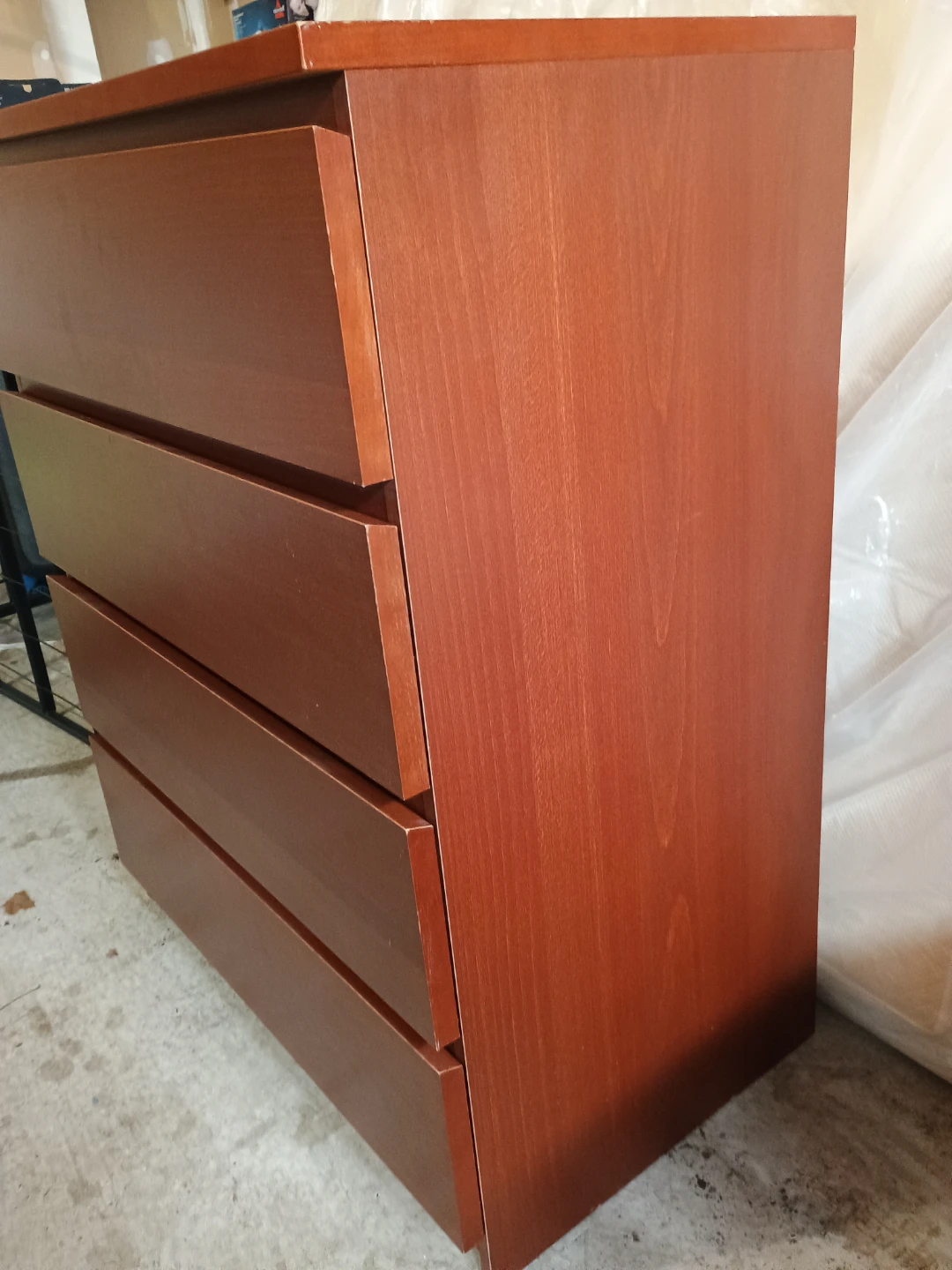 4-Drawer Chest of Drawers - Wood Finish ikea menges - photo 5