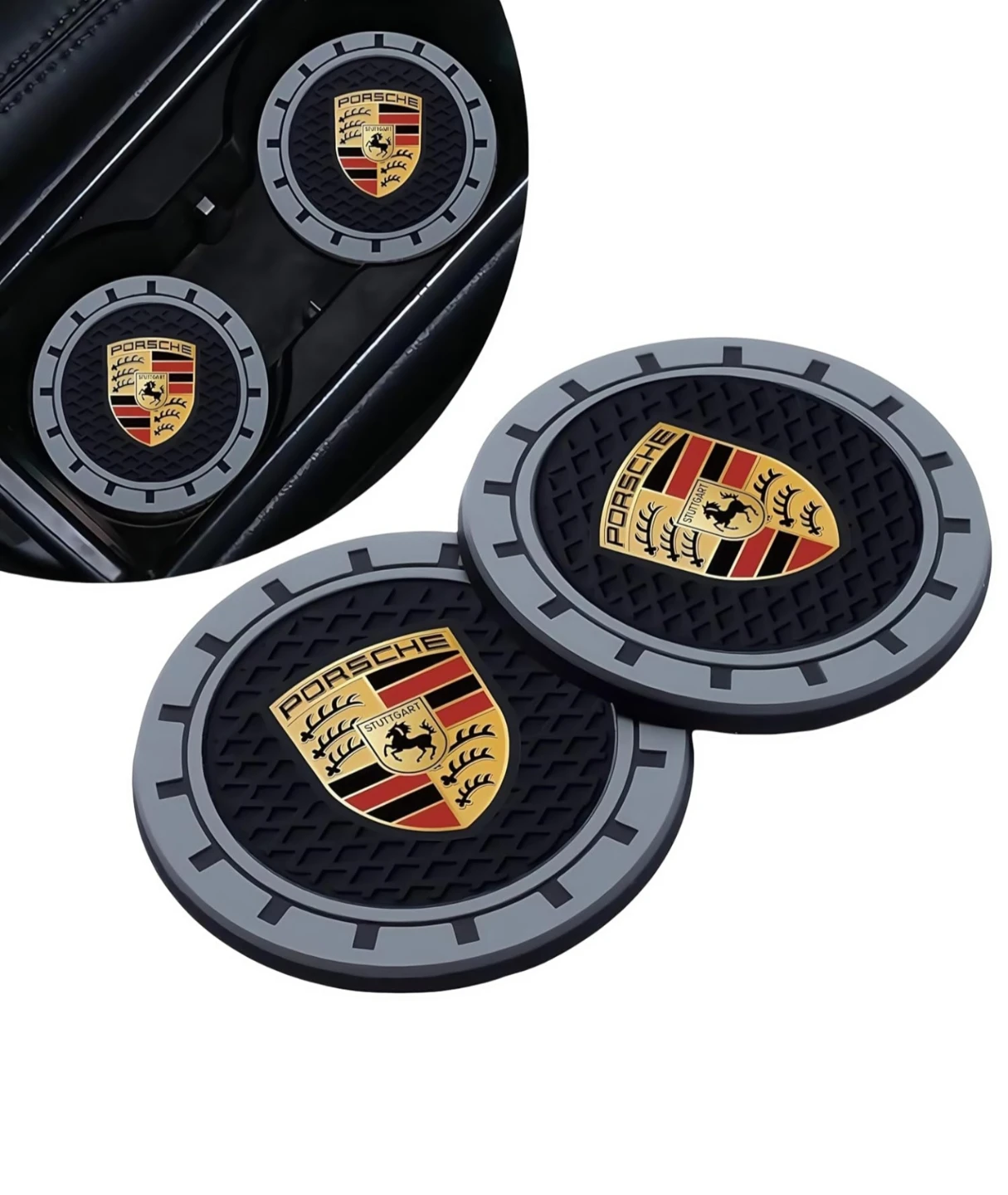 Porsche Car Coasters (Set of 2) - photo 2