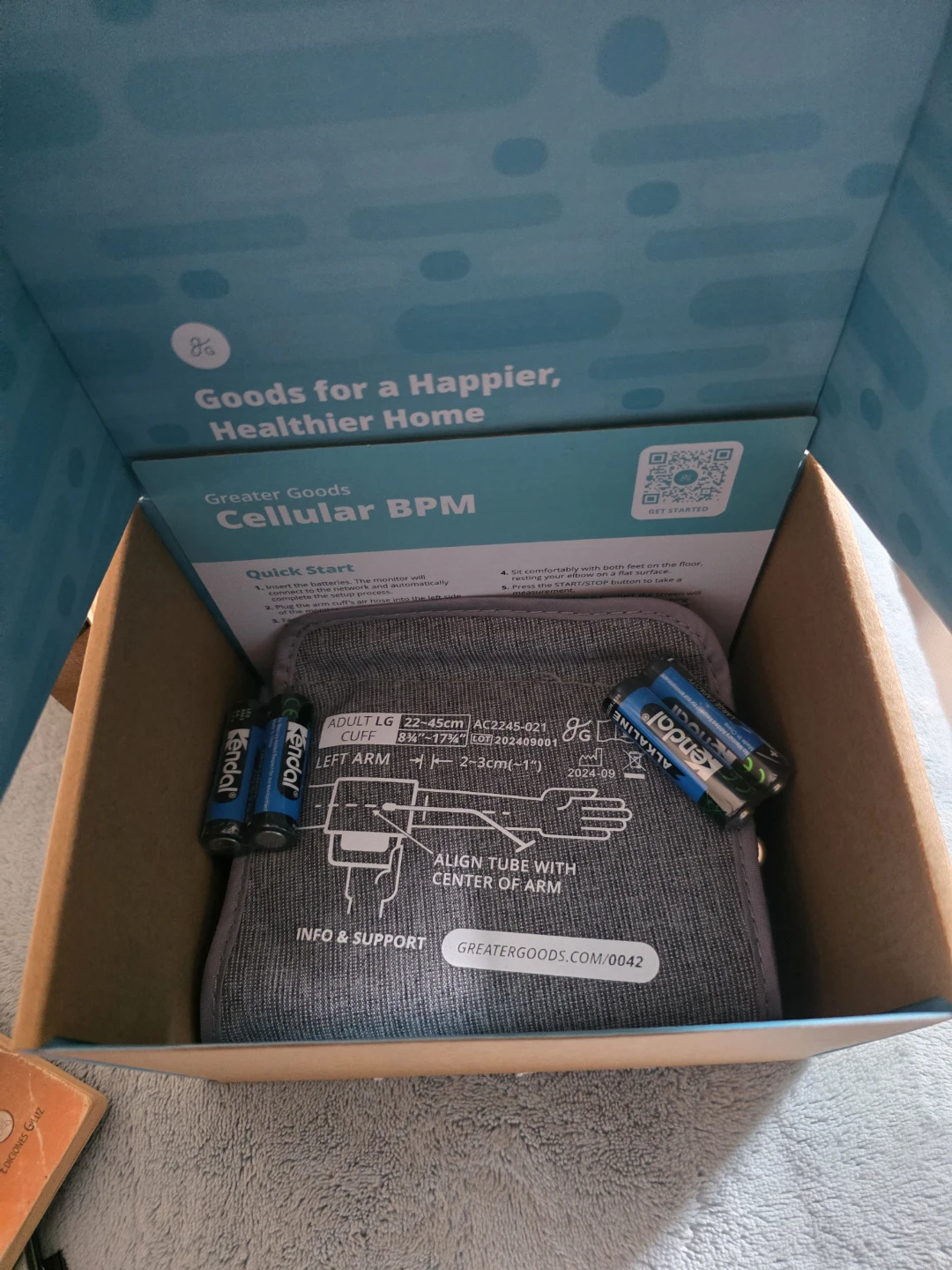 Greater Goods Cellular BPM Blood Pressure Monitor - photo 5