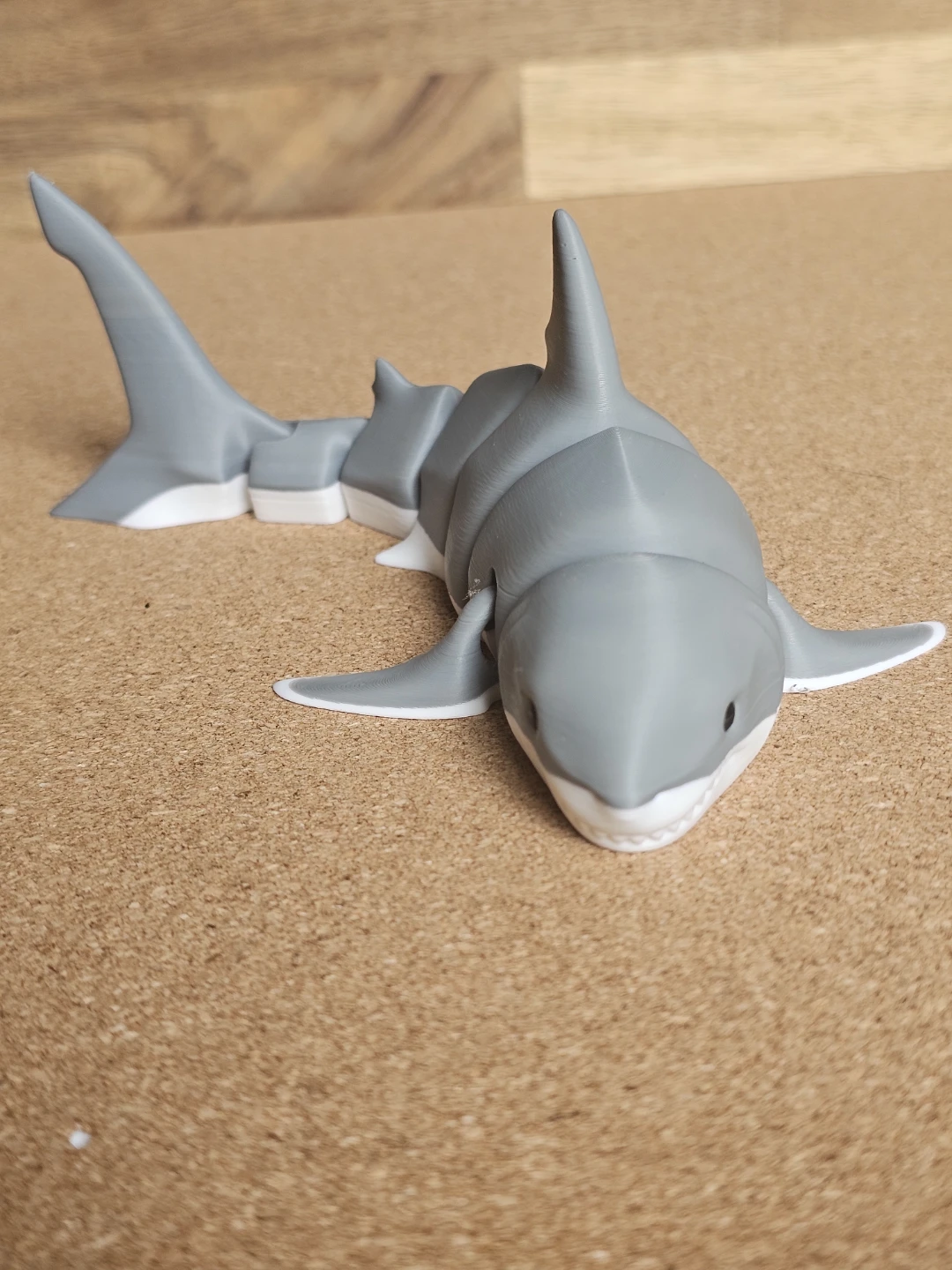 3d printed Grey Shark Toy