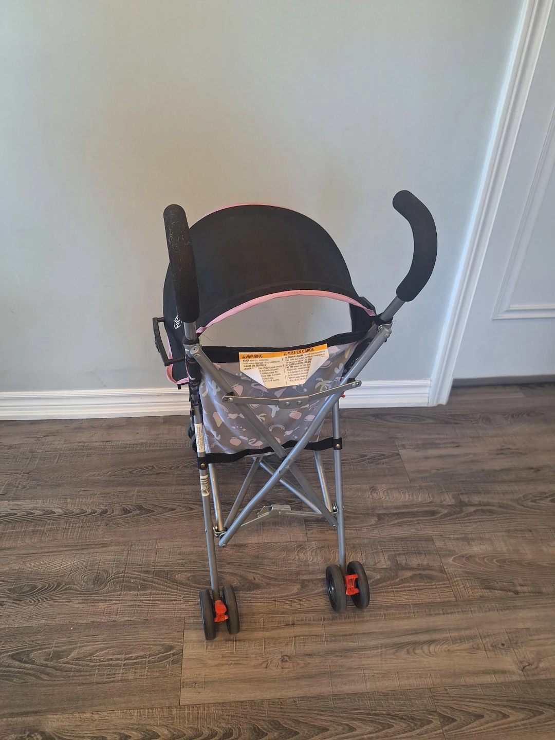 Umbrella Stroller Pink Flamingo Print - photo 3