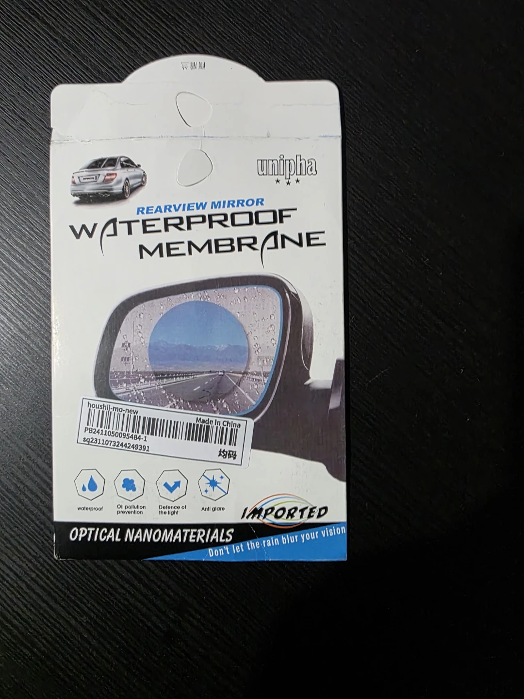Unipha Rearview Mirror Waterproof Membrane