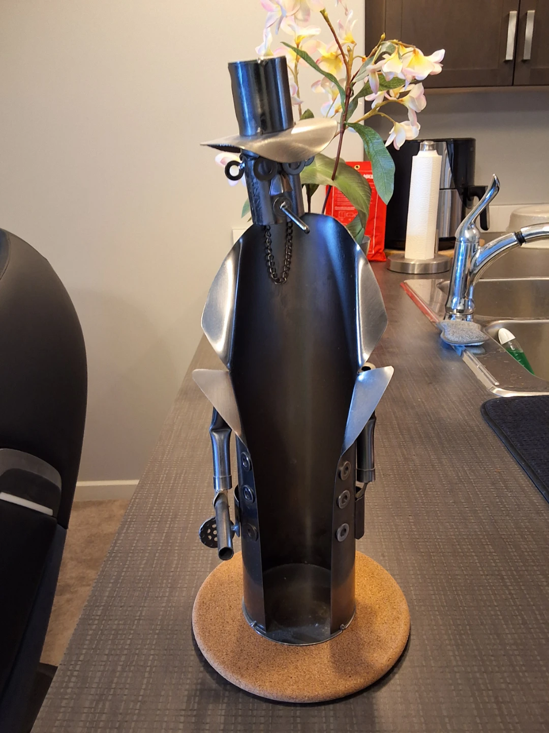 Metal Cowboy Figurine