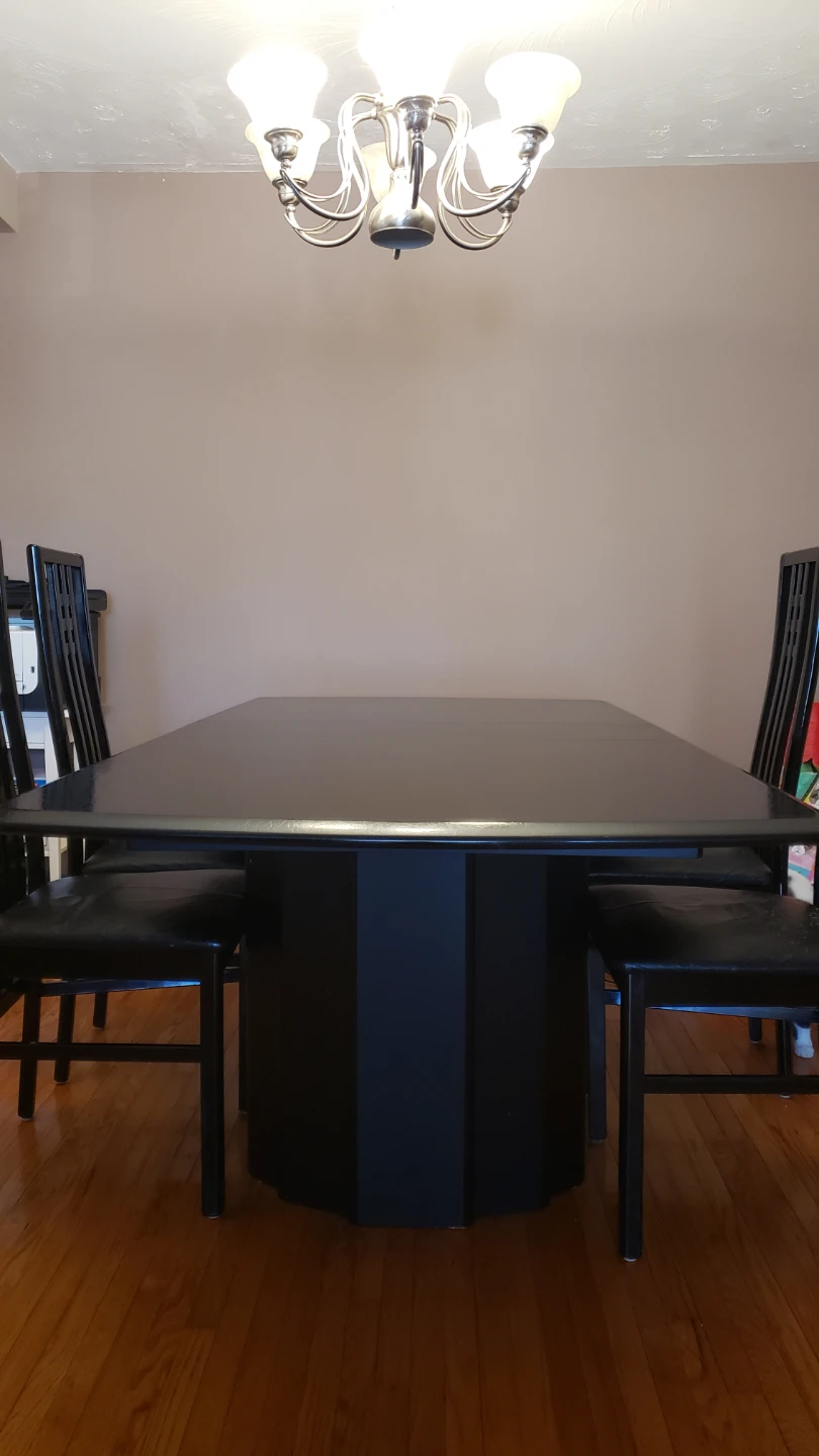 Dark Rectangular Dining Table - photo 2
