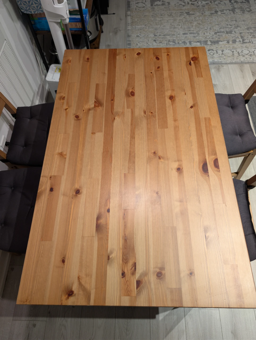 Wooden Dining Table and Chairs Set
