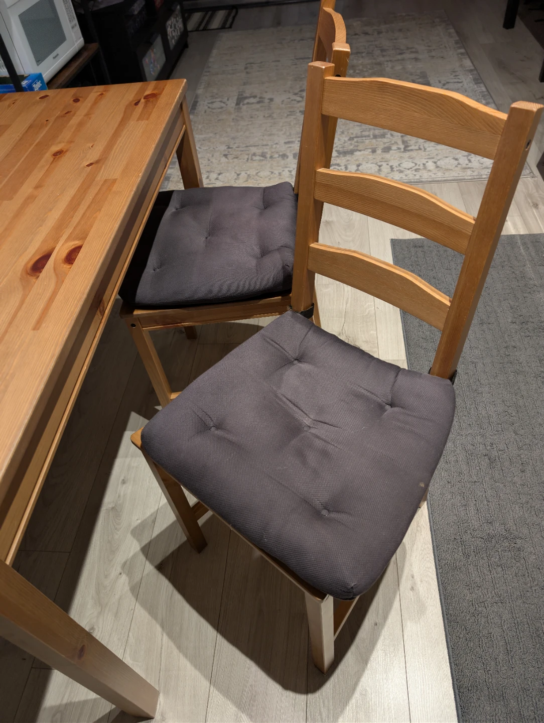Wooden Dining Table and Chairs Set - photo 4