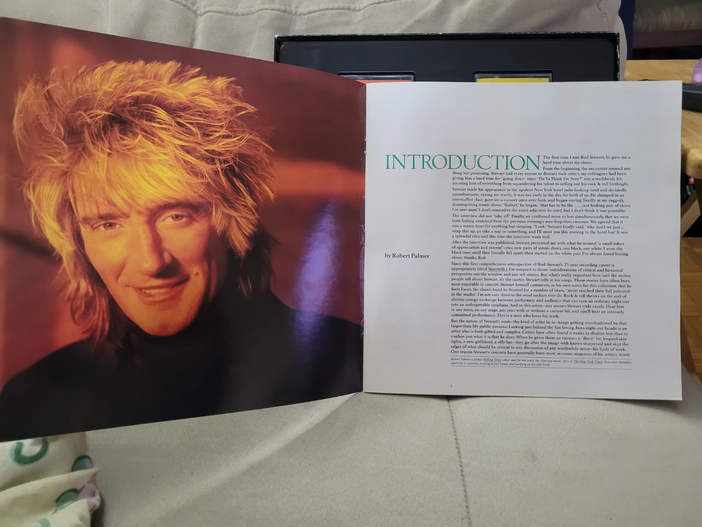 Rod Stewart Storyteller Anthology Cassette Box Set - photo 3