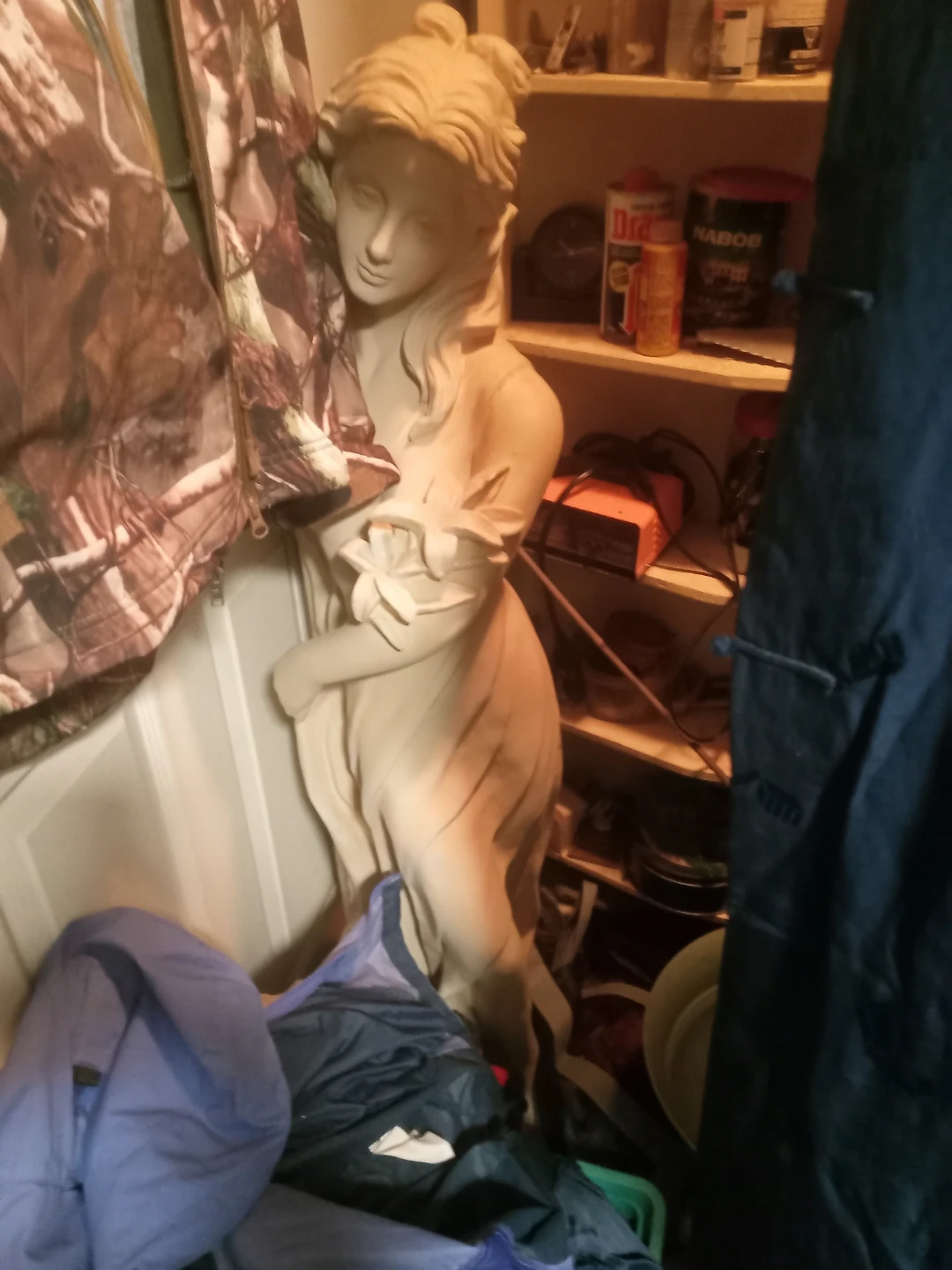 Vintage Woman Statue Sculpture