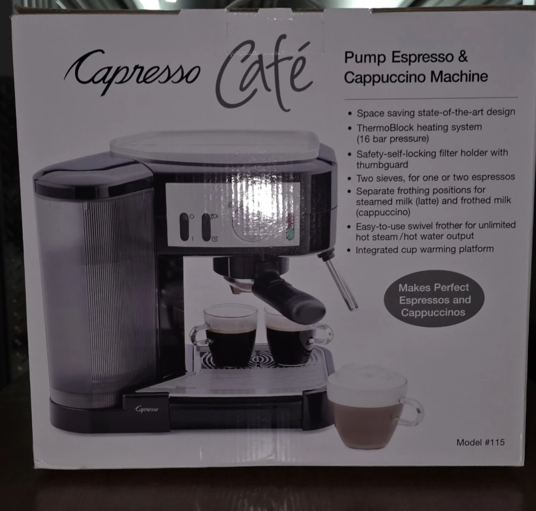 Capresso Cafe Pump Espresso & Cappuccino Machine Model #115 - photo 3