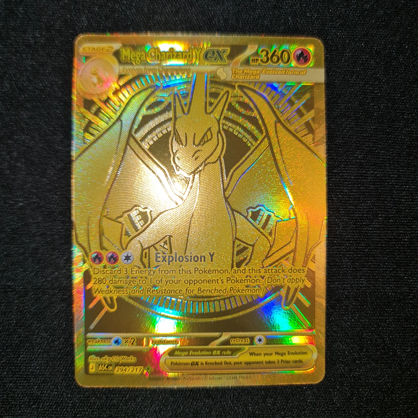 Mega Charizard Y EX 294/217 - SIR - photo 2