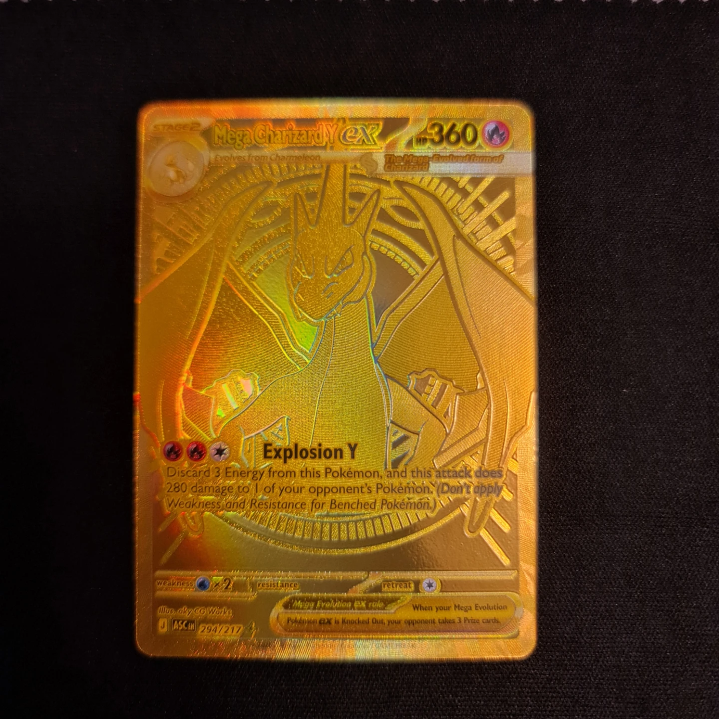 Mega Charizard Y EX 294/217 - SIR - photo 5