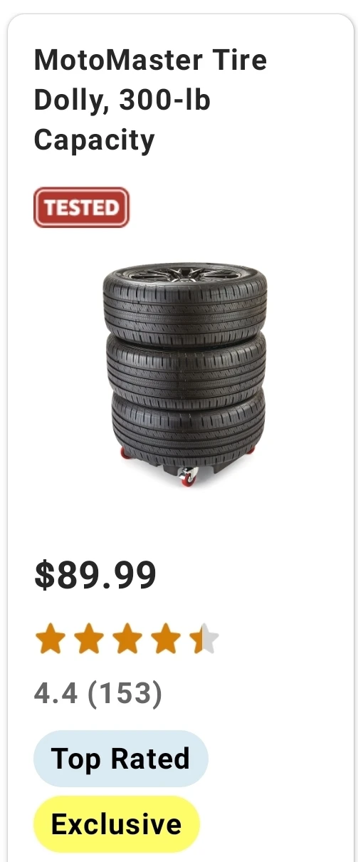 Motomaster 300 lb Tire Dolly - photo 4