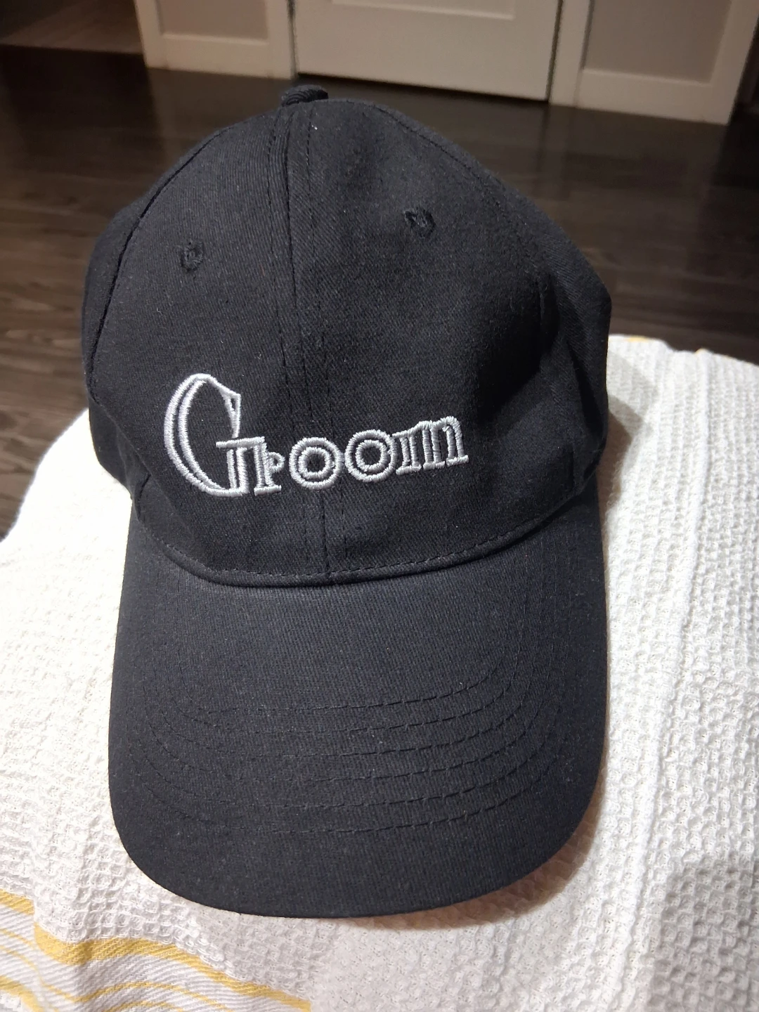 Black 'Groom' Baseball Cap