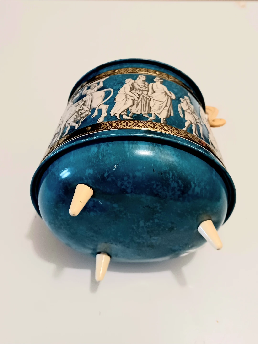 MCM Greco-Roman Classic scene Biscuit Tin - photo 3