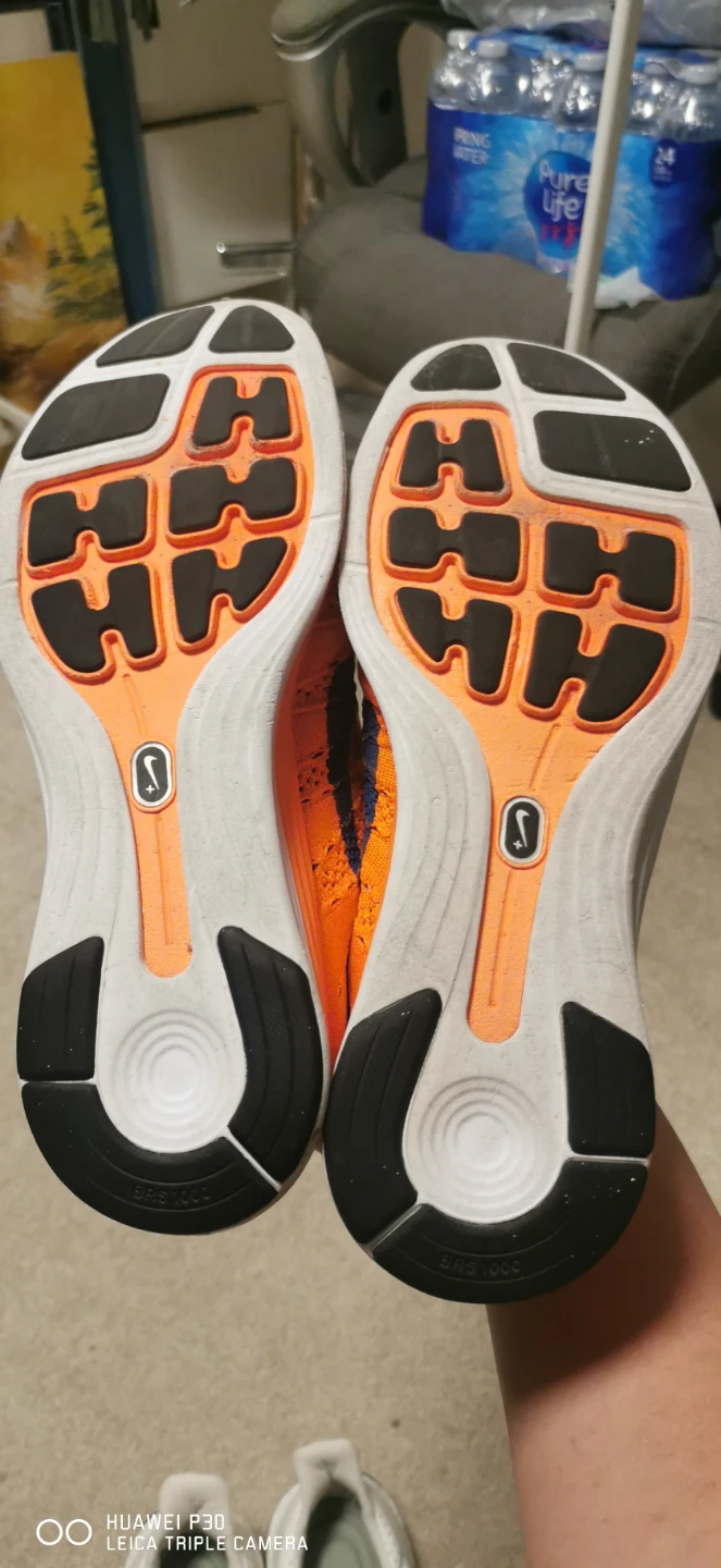 Nike Running Shoes - Orange, Size 8.5 - photo 2