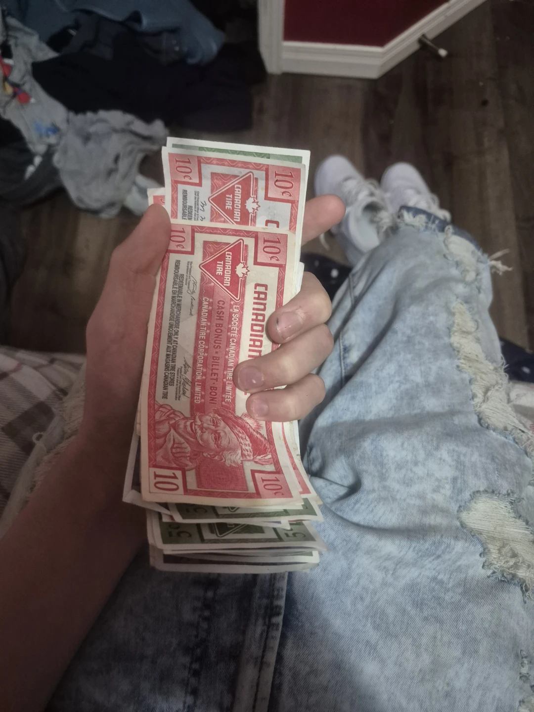 Canadian Tire Cash Bonus Coupons - assorted 25c to 5c