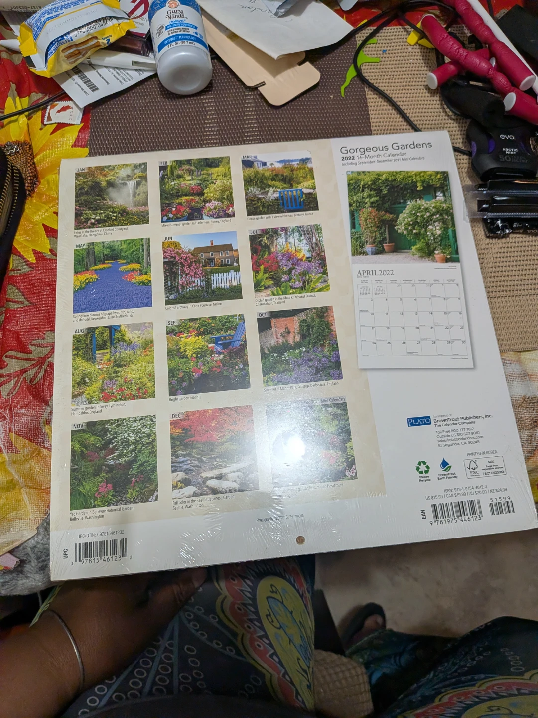 Gorgeous Gardens 2022 16-Month Calendar - photo 2