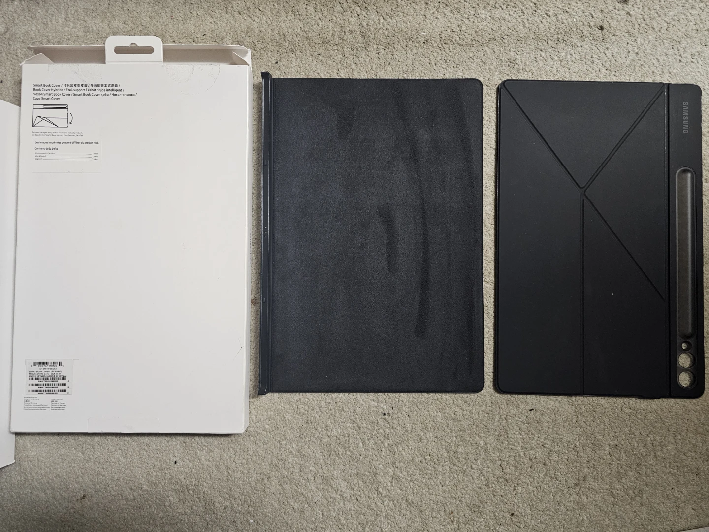 Samsung Smart Book Cover for Galaxy Tab S10+/S9+/S9FE+ Black - photo 2