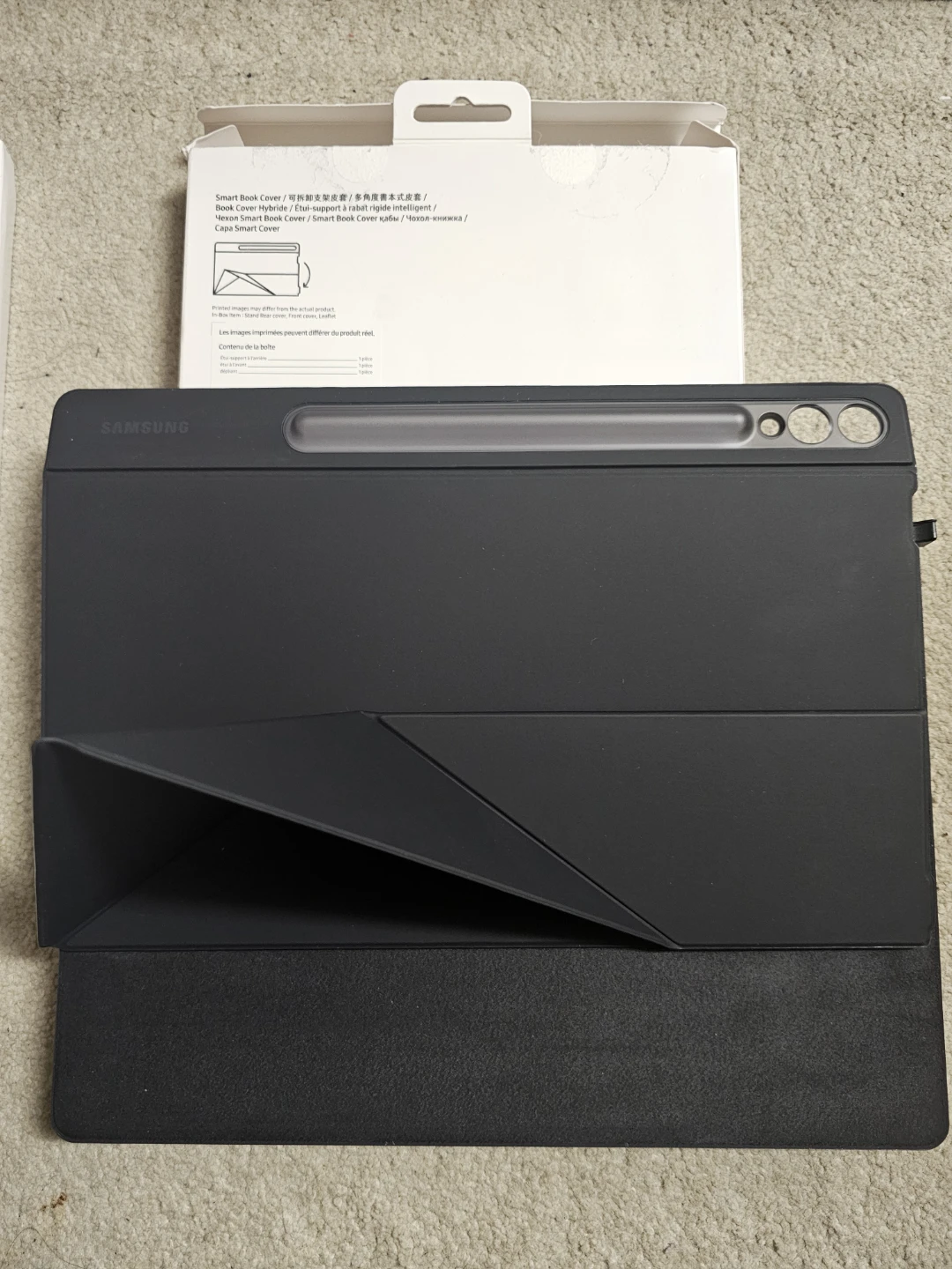 Samsung Smart Book Cover for Galaxy Tab S10+/S9+/S9FE+ Black - photo 3
