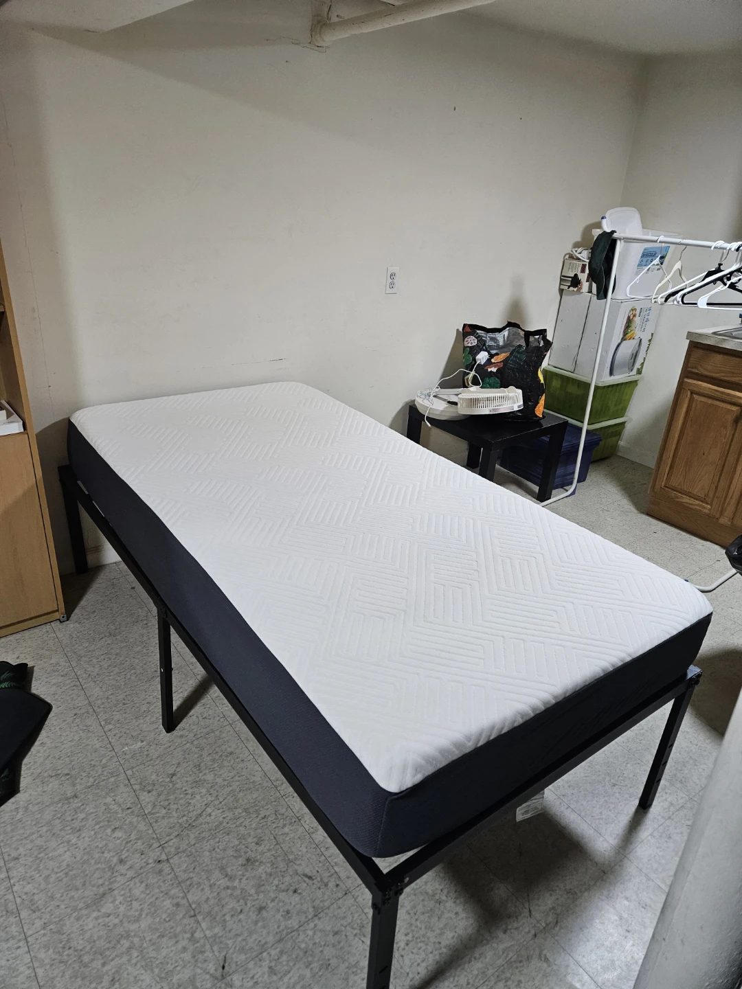 Full Twin Bed Bundle - Novafoam Mattress, Frame, & Topper! - photo 4