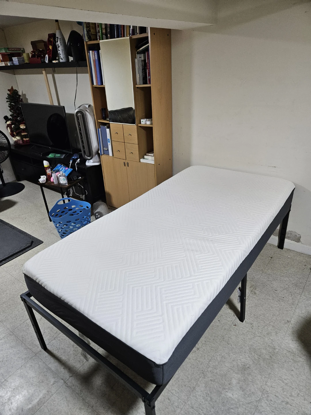 Full Twin Bed Bundle - Novafoam Mattress, Frame, & Topper! - photo 5