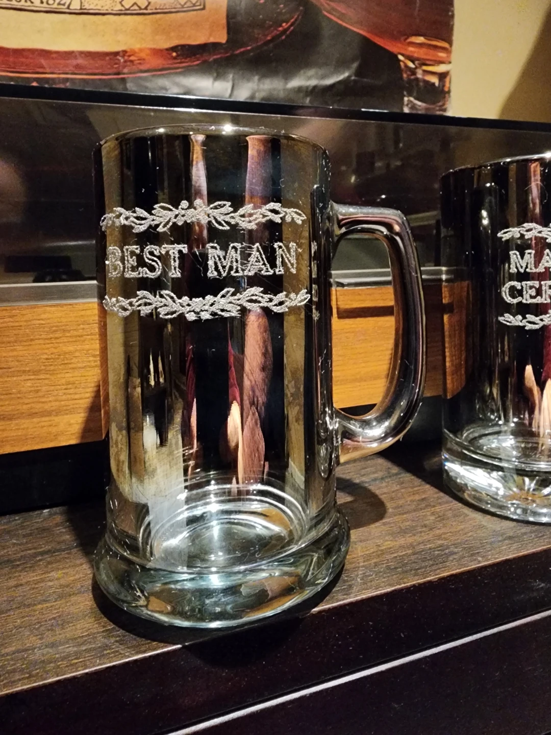 Set of 2 "Best Man" & "Master of Ceremonies" Beer Mugs - photo 2