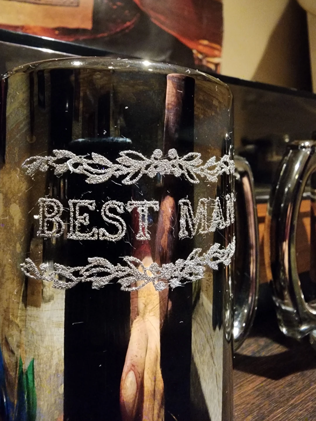 Set of 2 "Best Man" & "Master of Ceremonies" Beer Mugs - photo 3