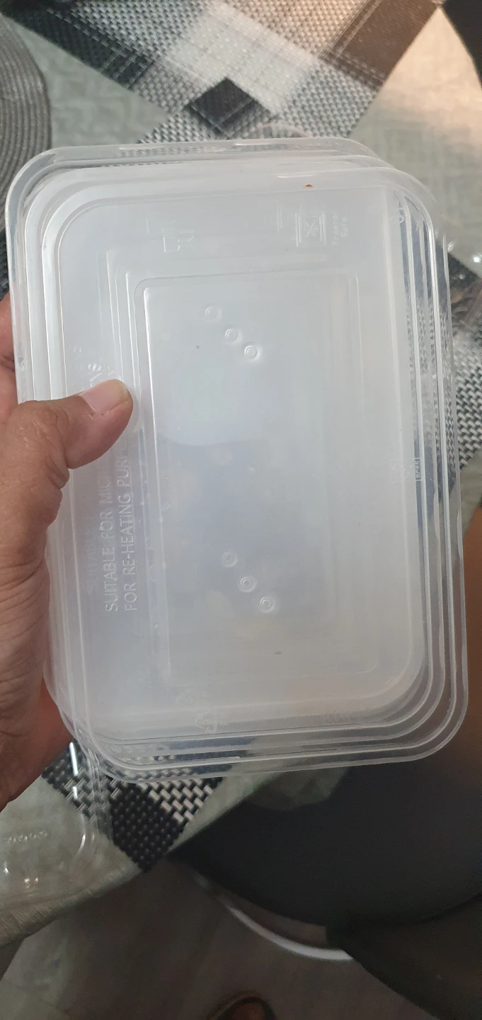 Clear Plastic Food Containers with Lids - photo 4