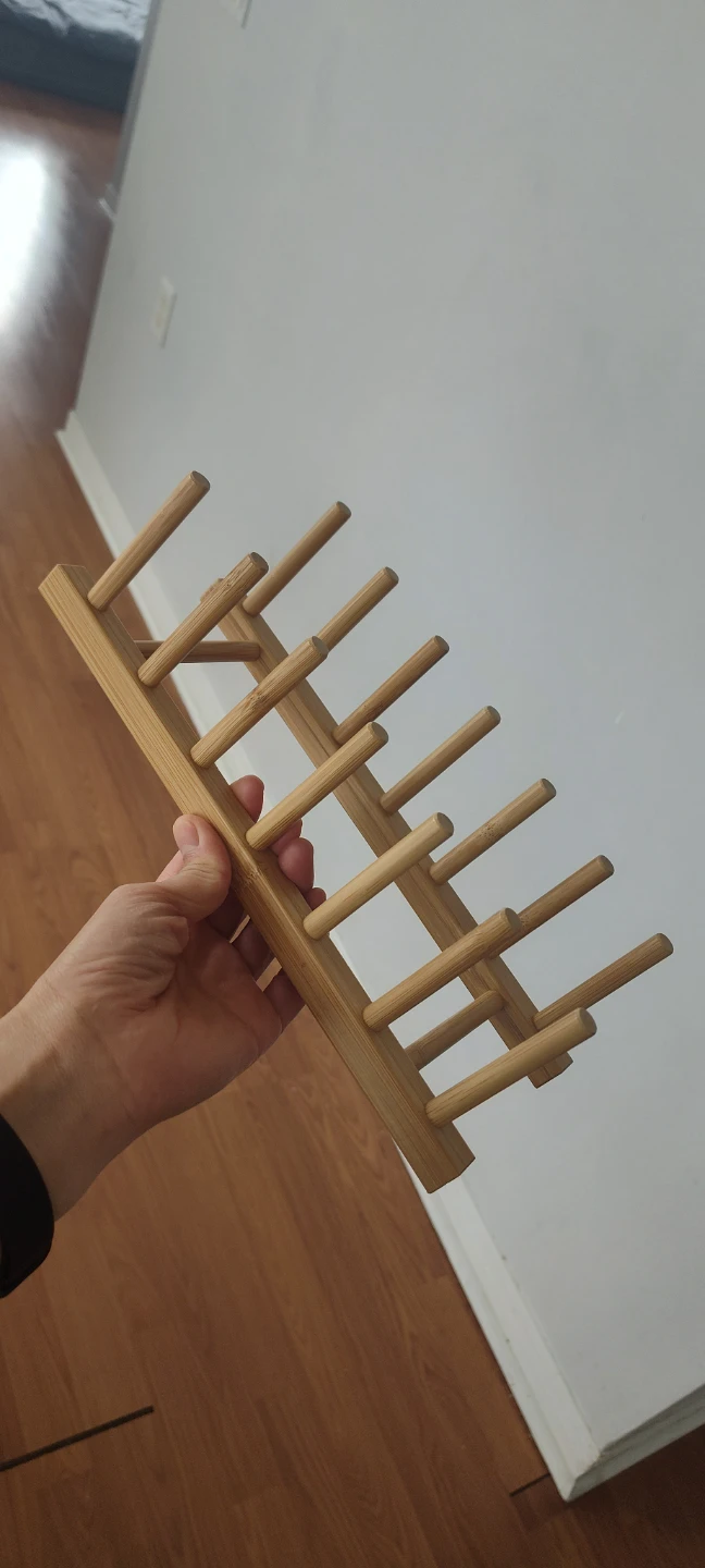Bamboo Plate Rack - photo 2