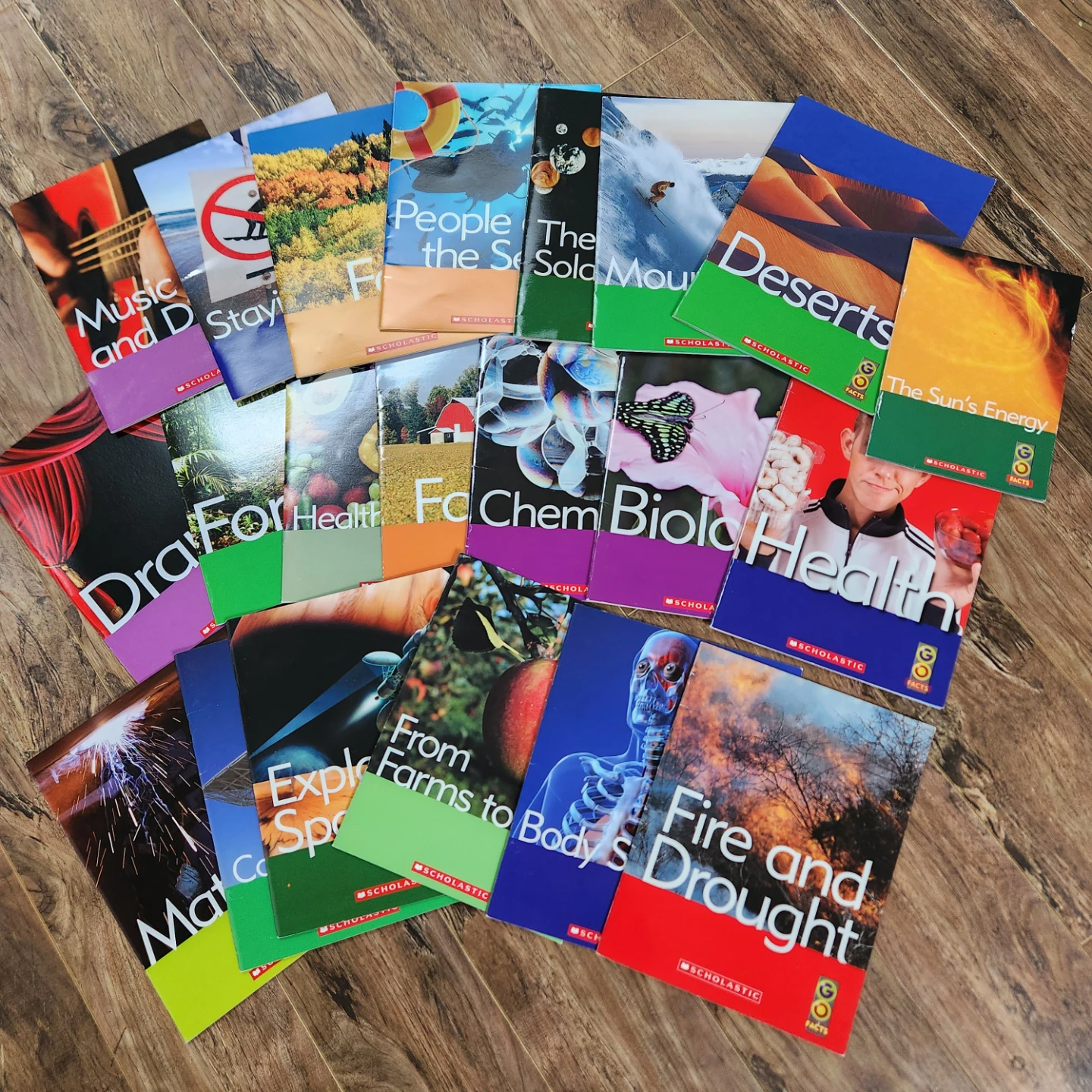 Scholastic GO! Facts Science Books - Lot of 13