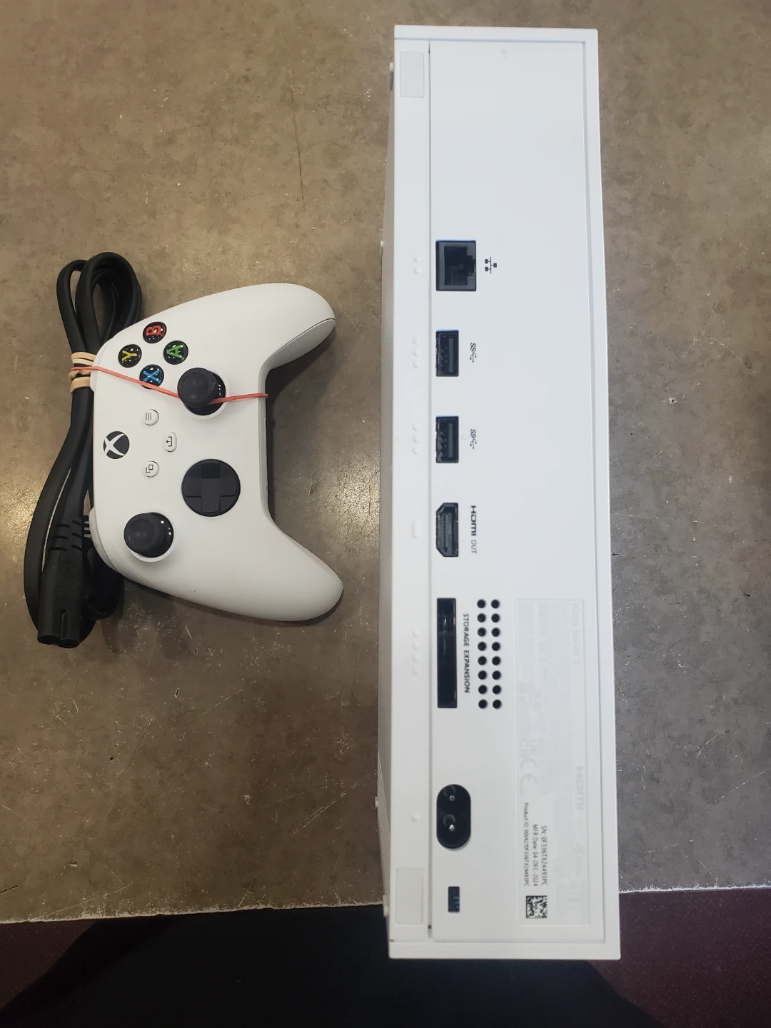 White Xbox Series S Console with Controller - photo 2
