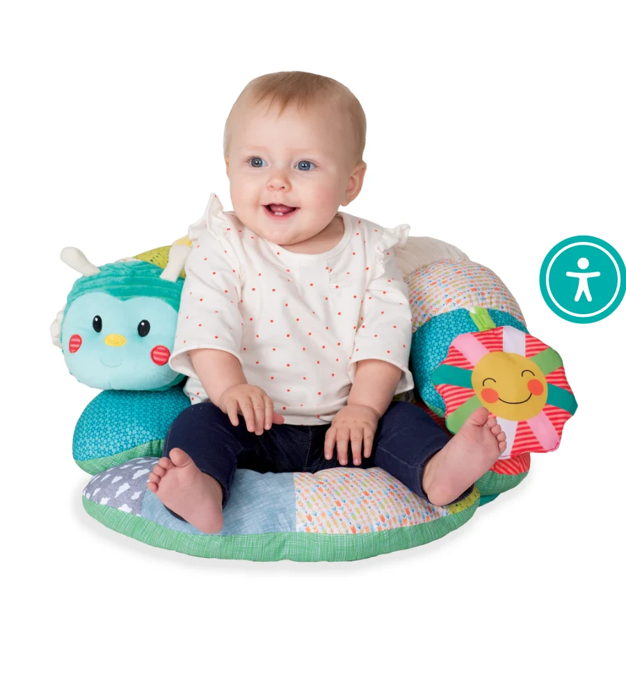 Infantino Prop-A-Pillar Tummy Time & Seated Support Pillow - photo 2