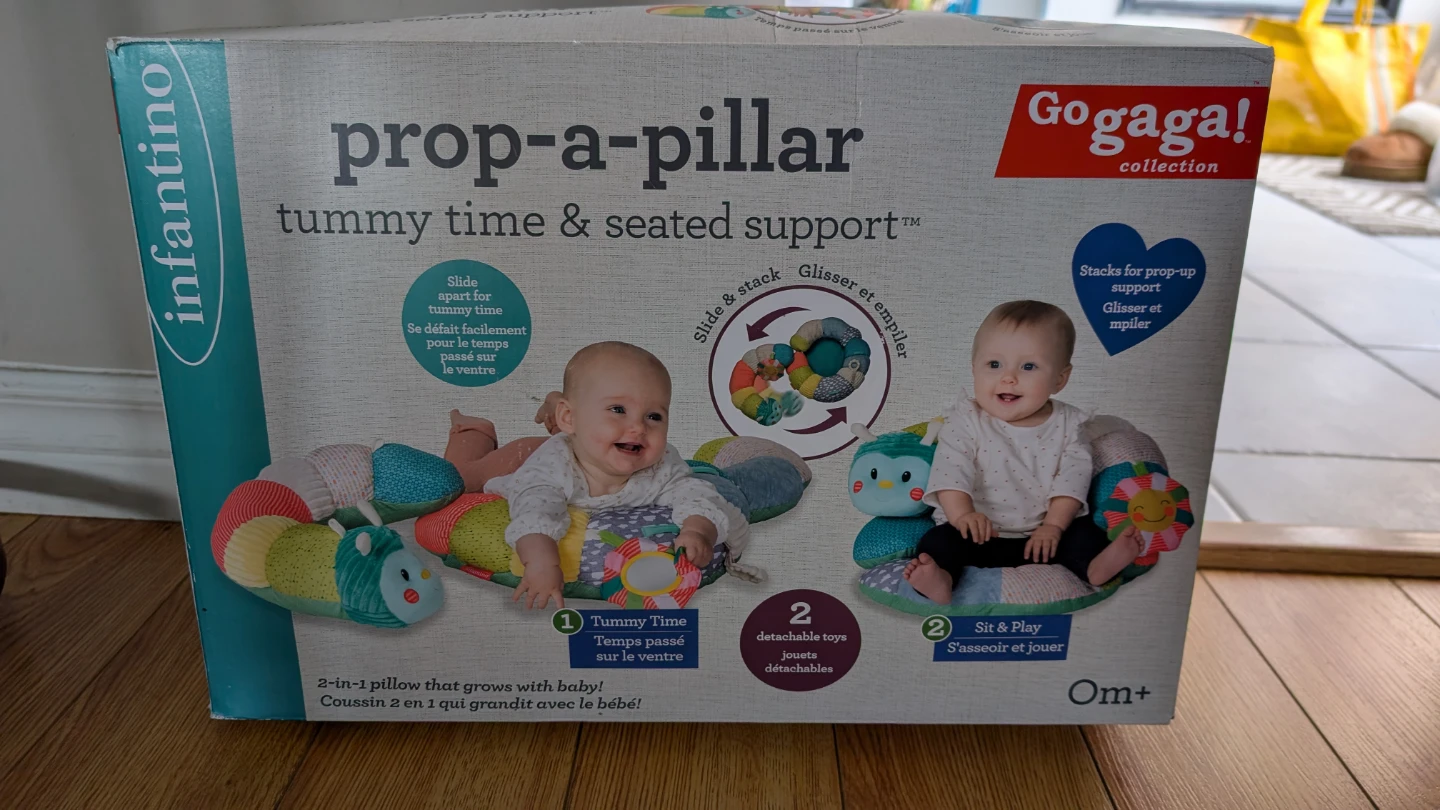 Infantino Prop-A-Pillar Tummy Time & Seated Support Pillow - photo 4