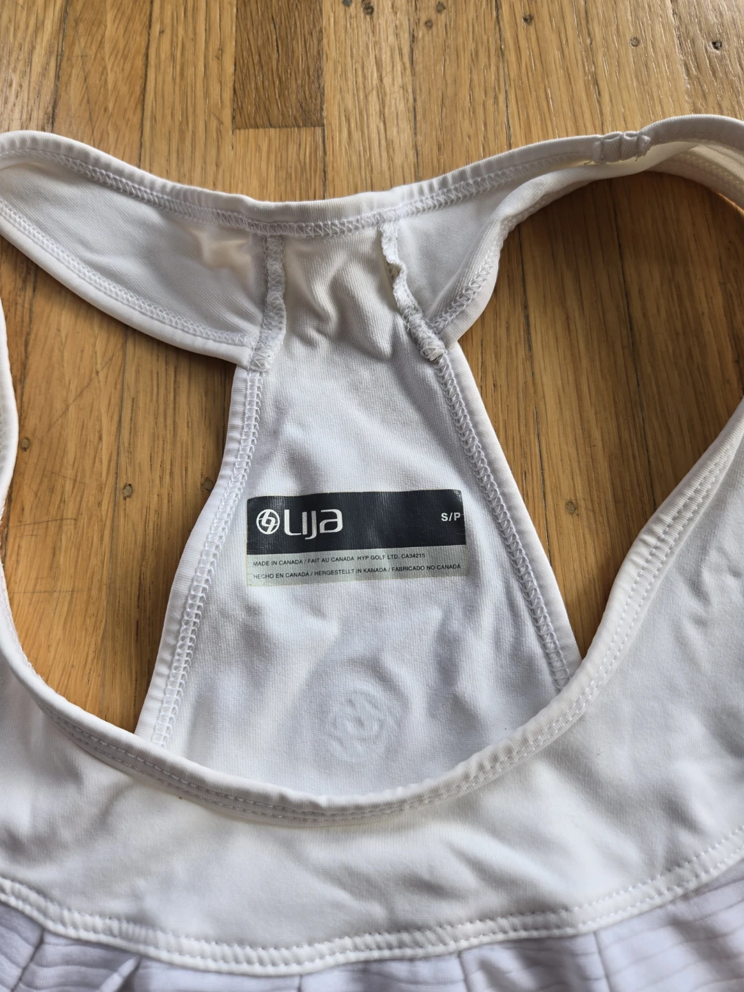 White LIJA luxury Tank Top - Size S/P - photo 2