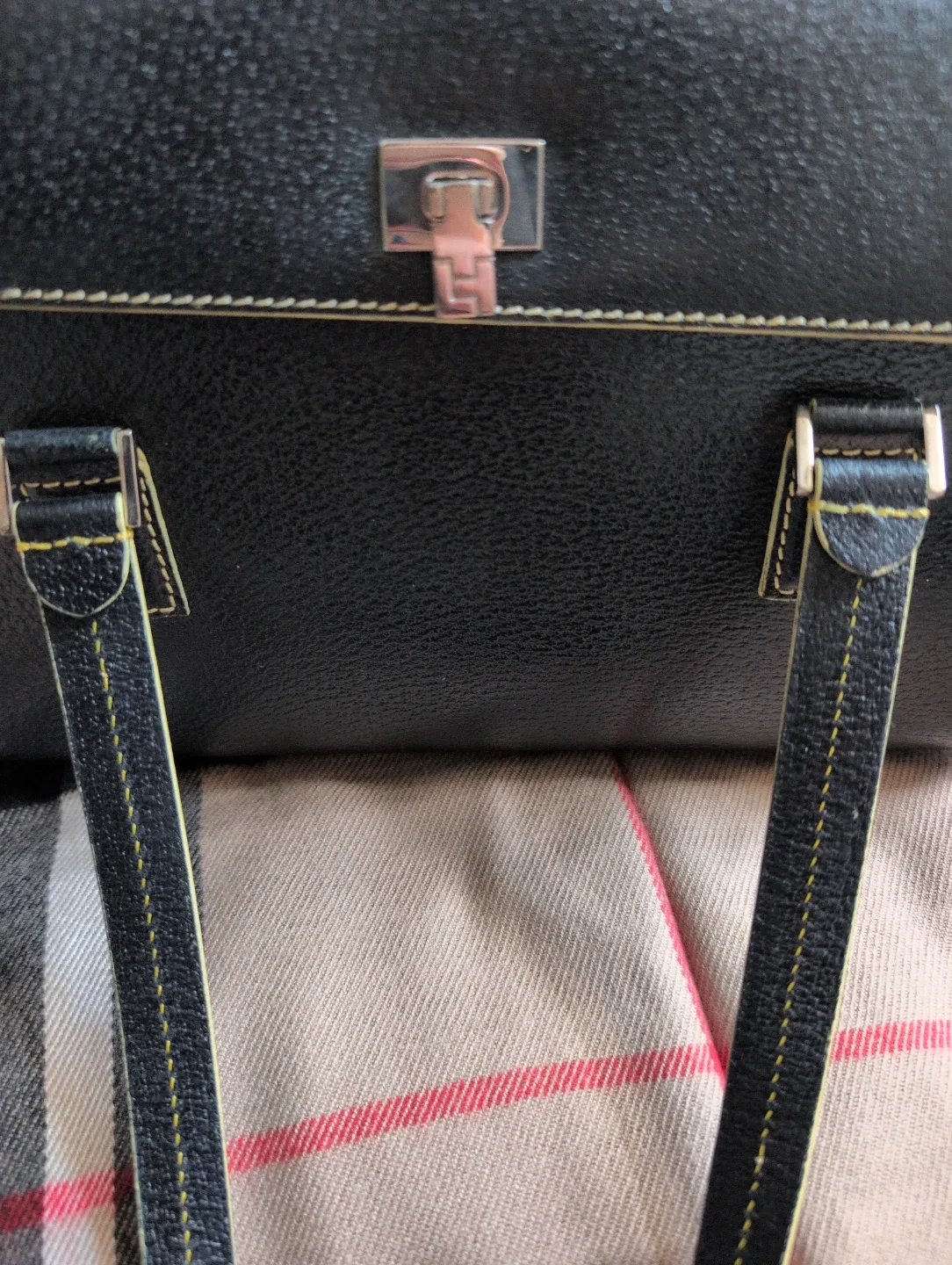 Lambertson Truex Black Leather Handbag - photo 4