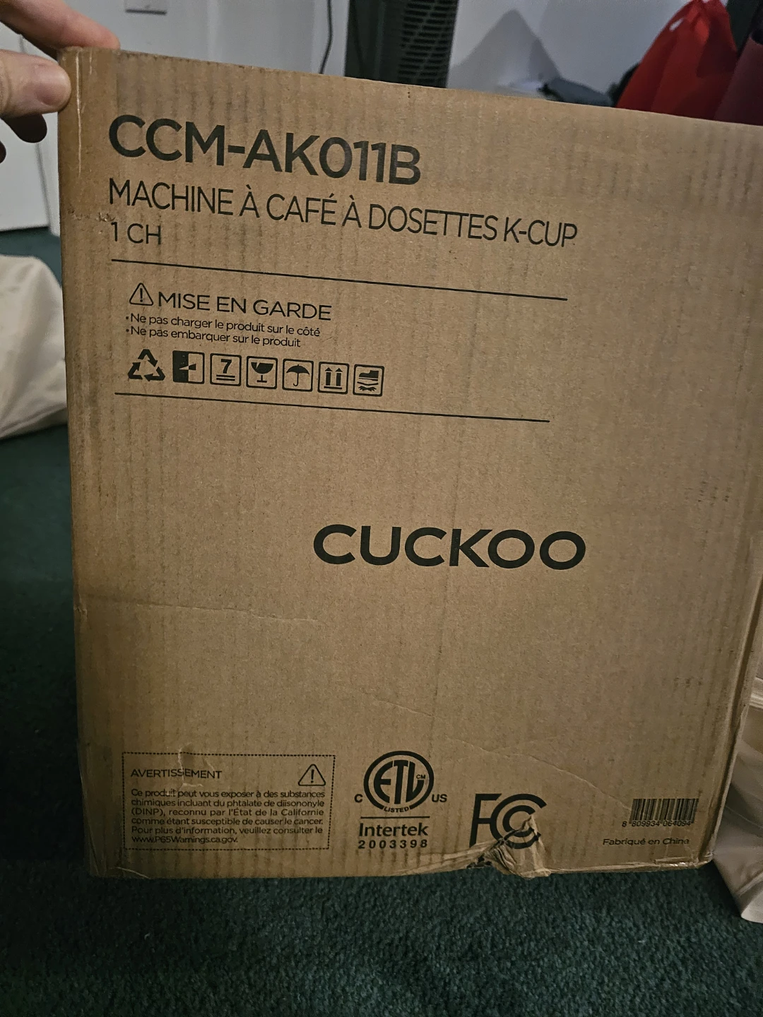 CUCKOO 3-in-1 K-Cup Coffee Maker