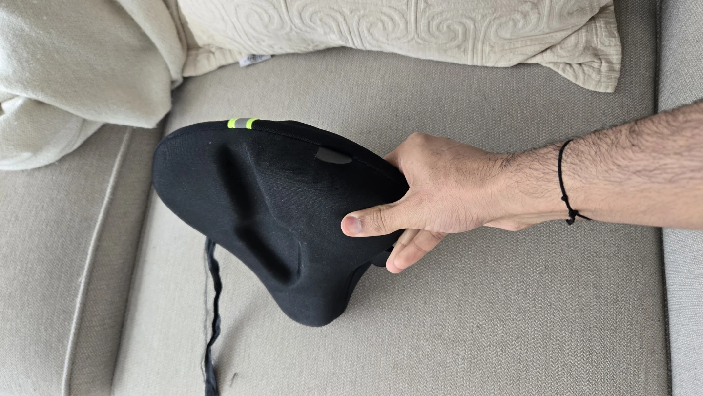 Black Bike Seat Cushion Pad - photo 3