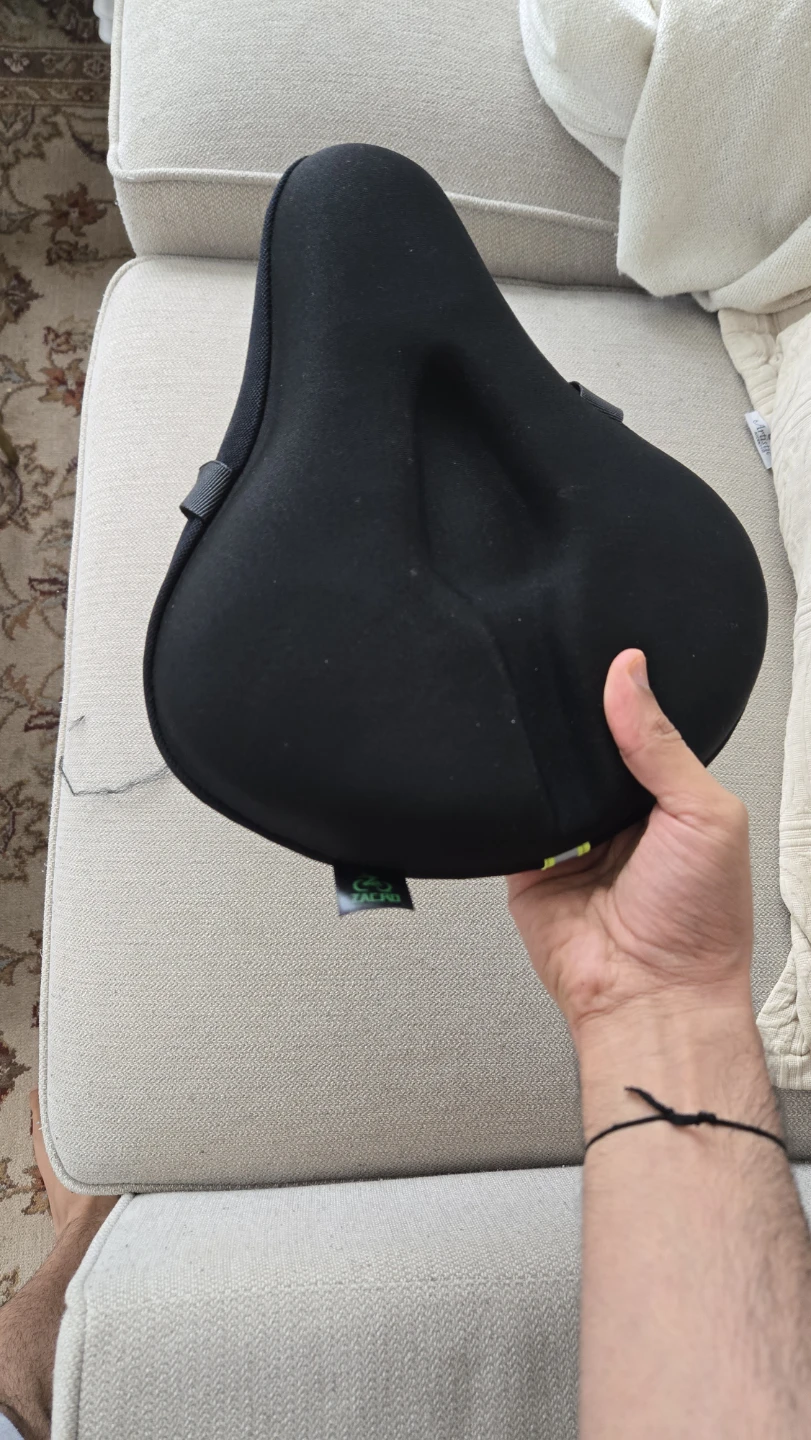 Black Bike Seat Cushion Pad - photo 4