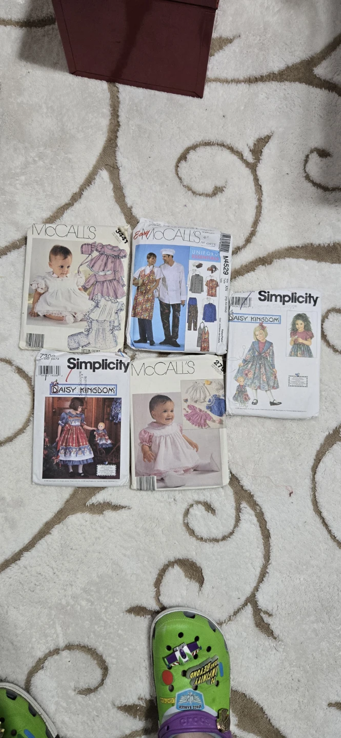Lot of 5 Sewing Patterns - McCall's & Simplicity