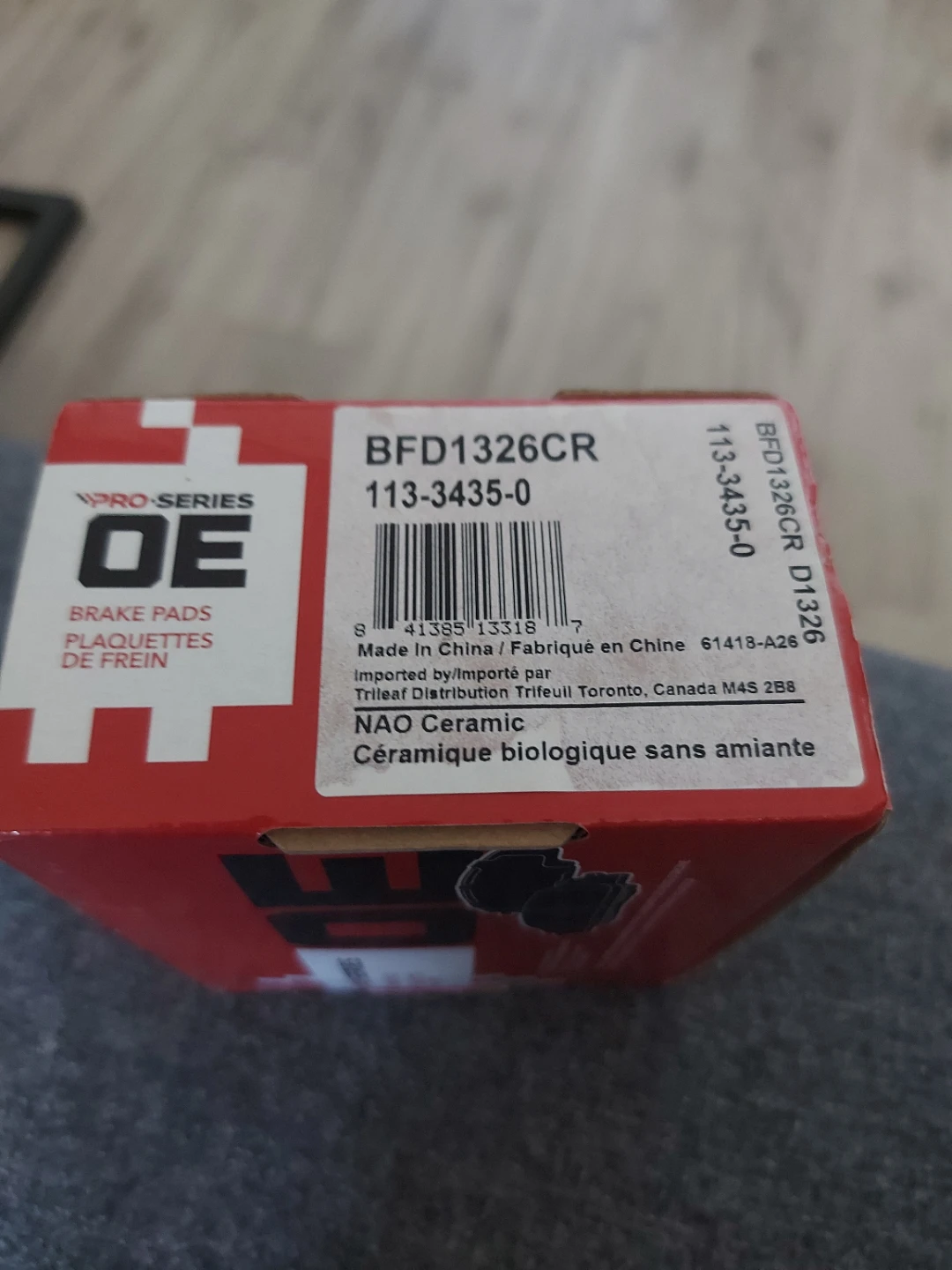 OE Pro Series Brake Pads BFD1326CR
