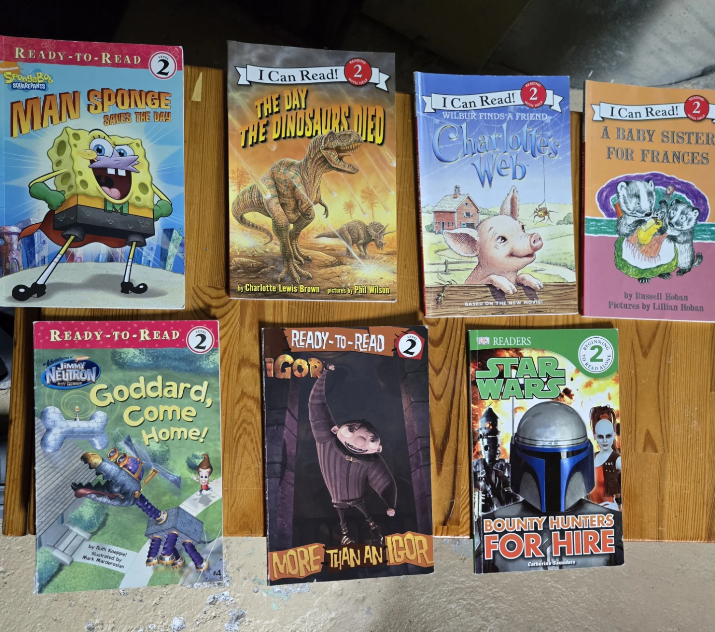 Set of 7 I Can Read! and Ready-to-Read Children's Books