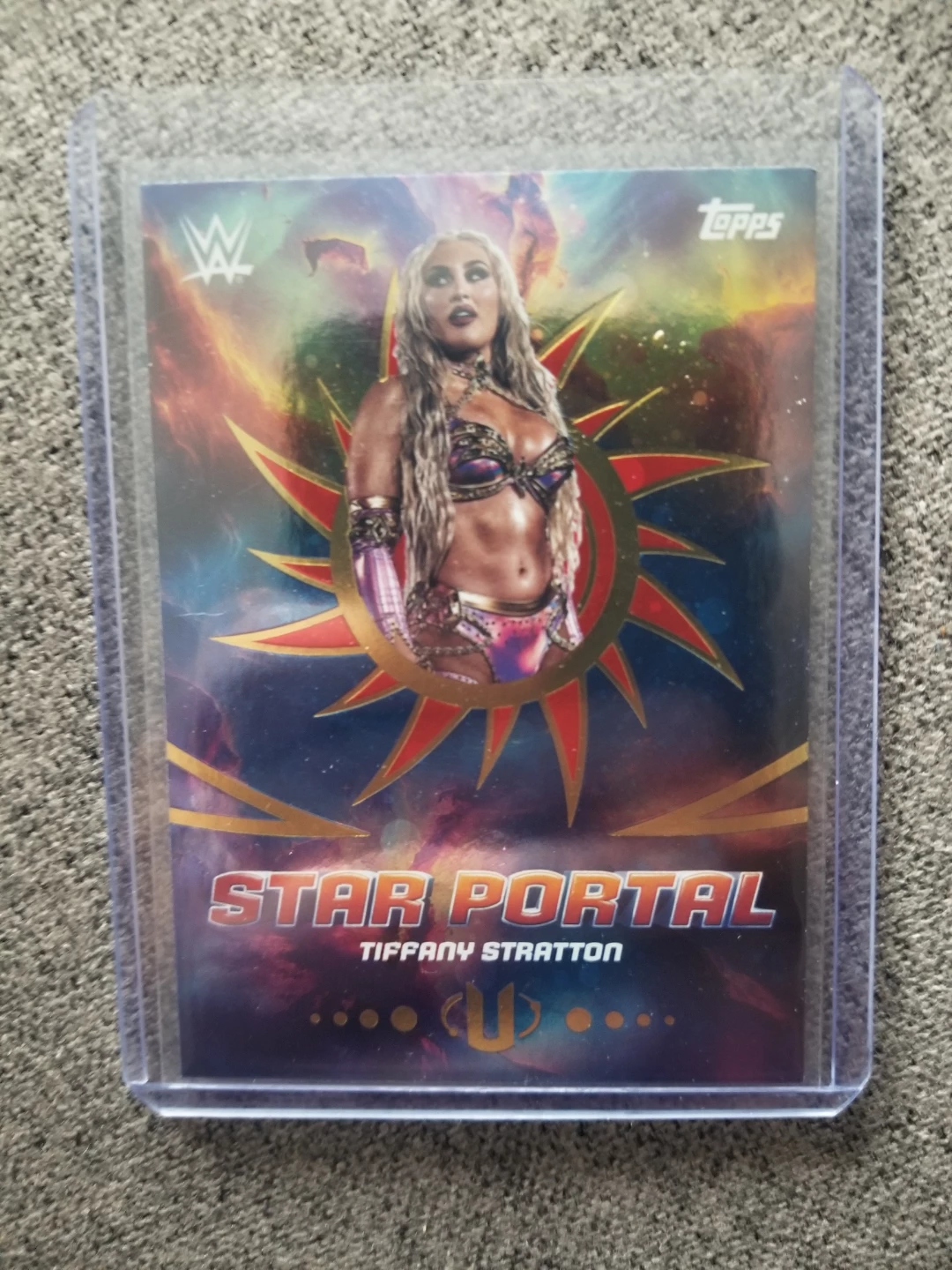 WWE Tiffany Stratton Star Portal Trading Card SPO-23