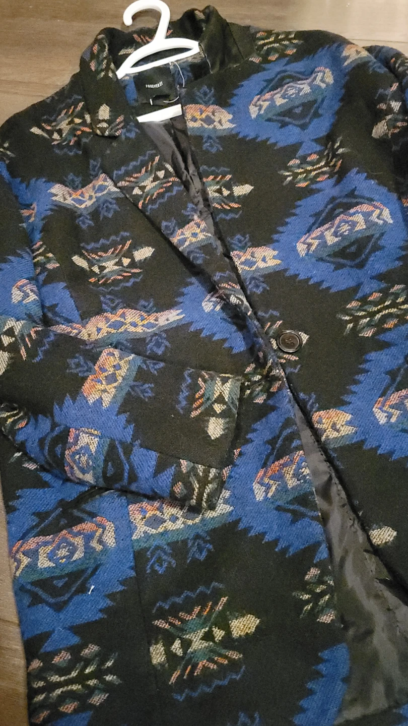 Forever 21 Southwestern blazer coat - photo 2
