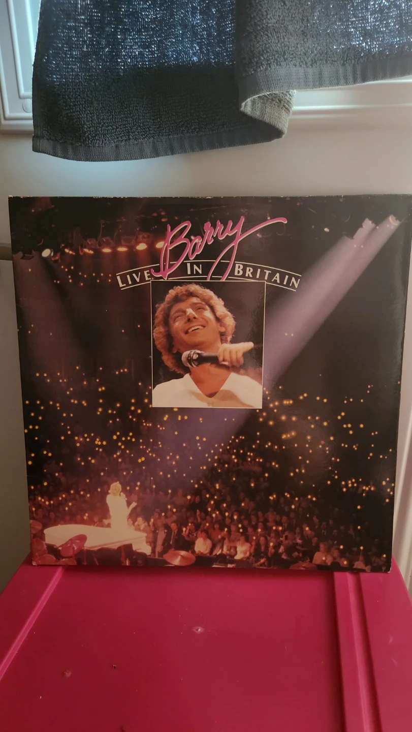 Barry Manilow Live in Britain Vinyl Record