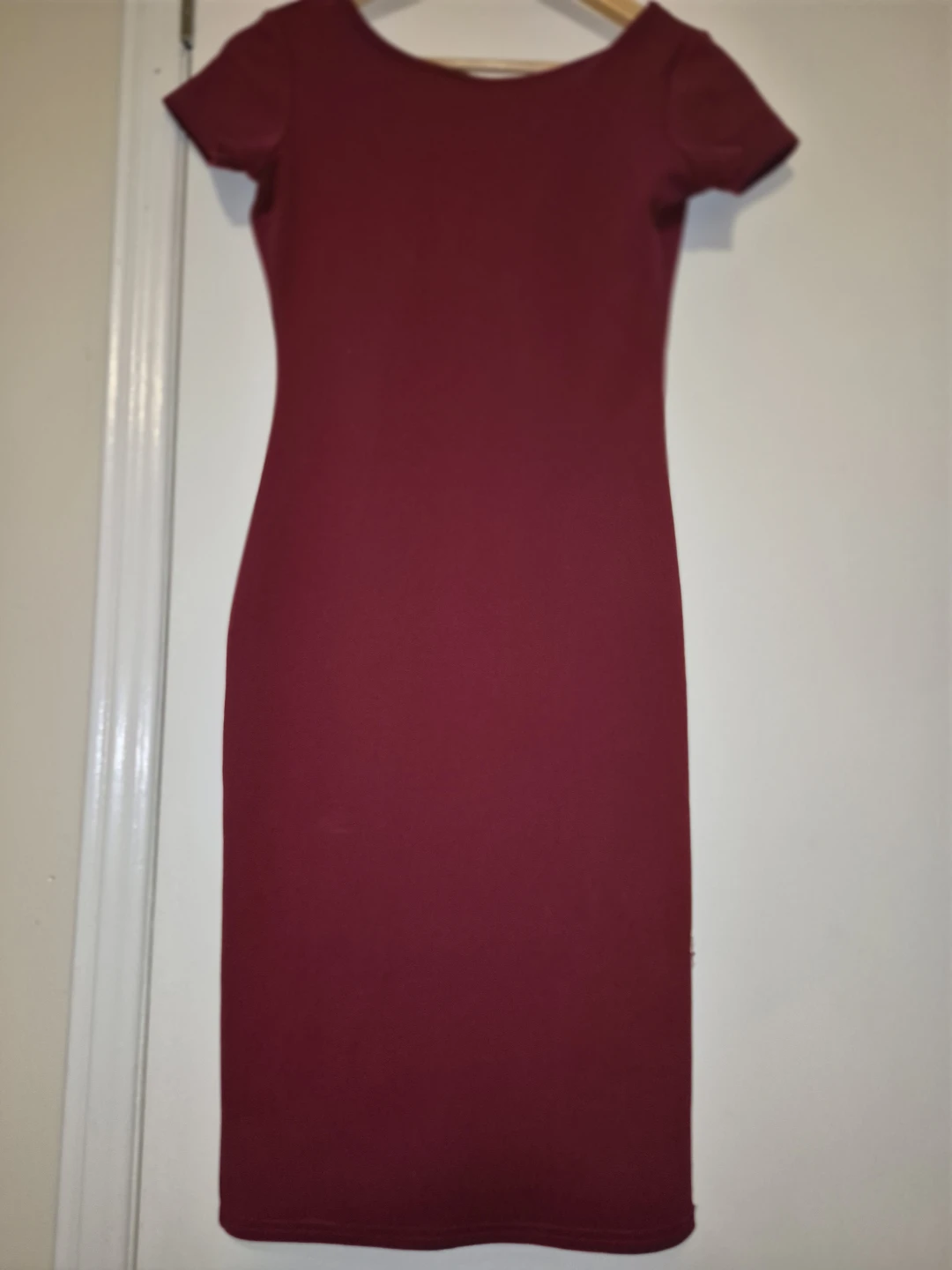 Black and Red Sheath Dress Size M - photo 5