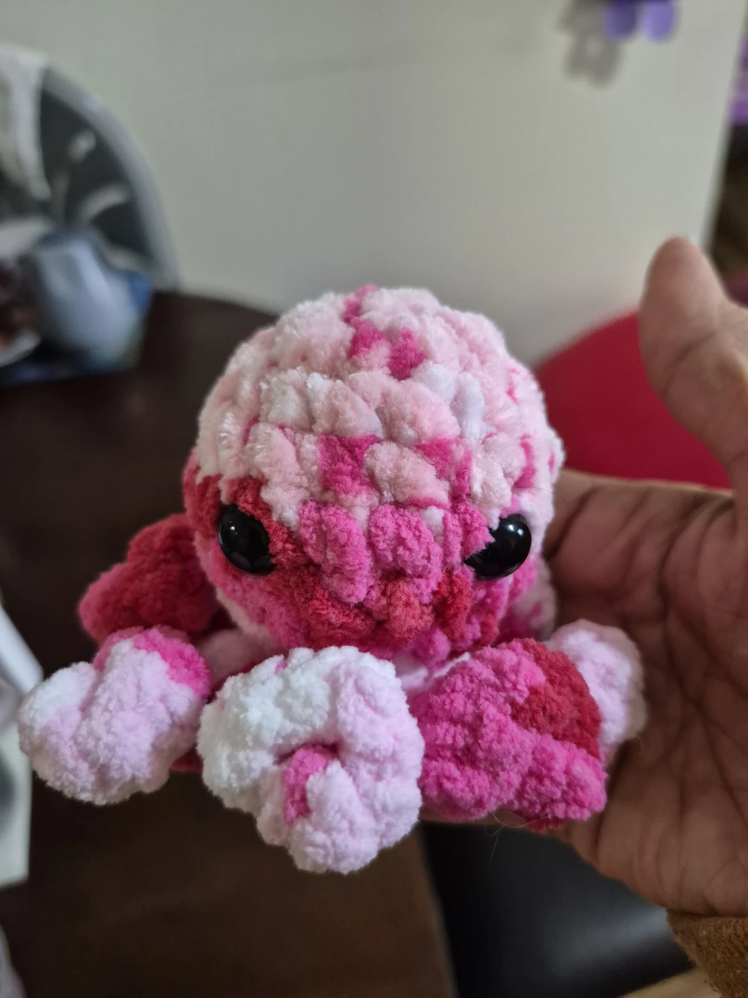 Handmade Crochet Plush Octopus Toy - photo 2